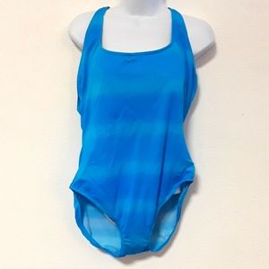 c NEW VTG. COCO BEACH  U.S.A. 18W BLUE BATHING SUIT